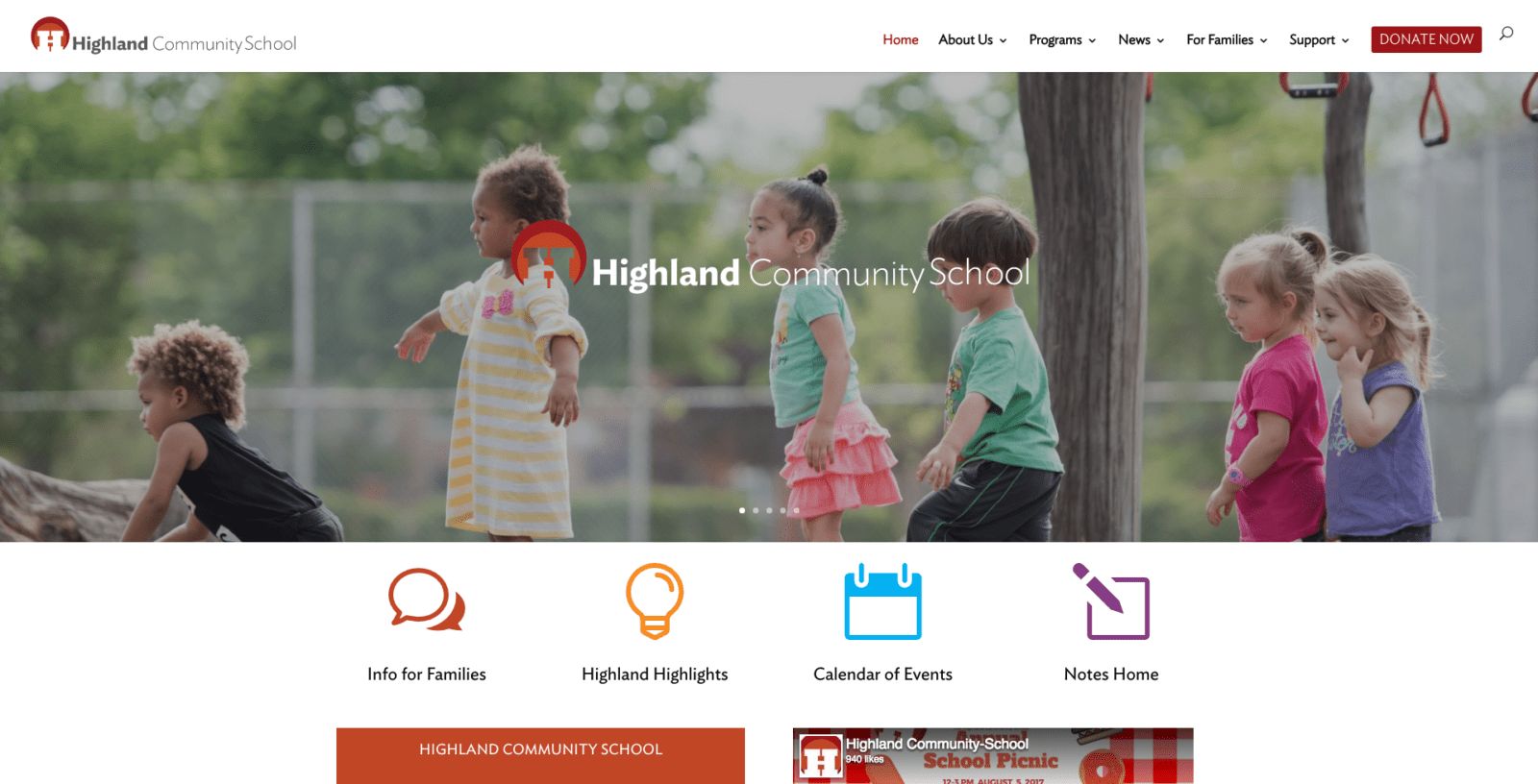 Montessori School Websites